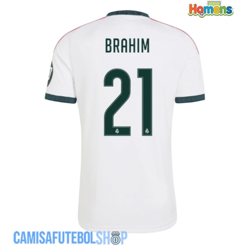 Camisa de time de futebol Real Madrid Brahim Diaz #21 Replicas 1º Equipamento 2026-27 Manga Curta